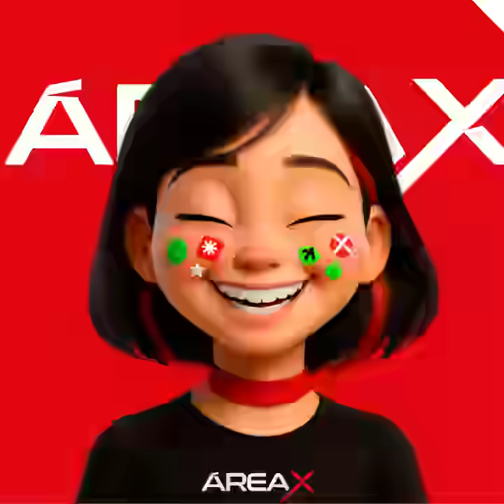 Personagem da Área X sorrindo